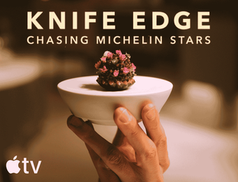 A bluefin tuna otoro tartlet served at Restaurant Jordnær in Copenhagen in Knife Edge: Chasing Michelin Stars