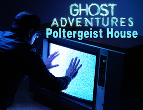 Zak Bagans re-enacts a famous scene from Poltergeist, as the team captures unusual activity around the TV in Ghost Adventures