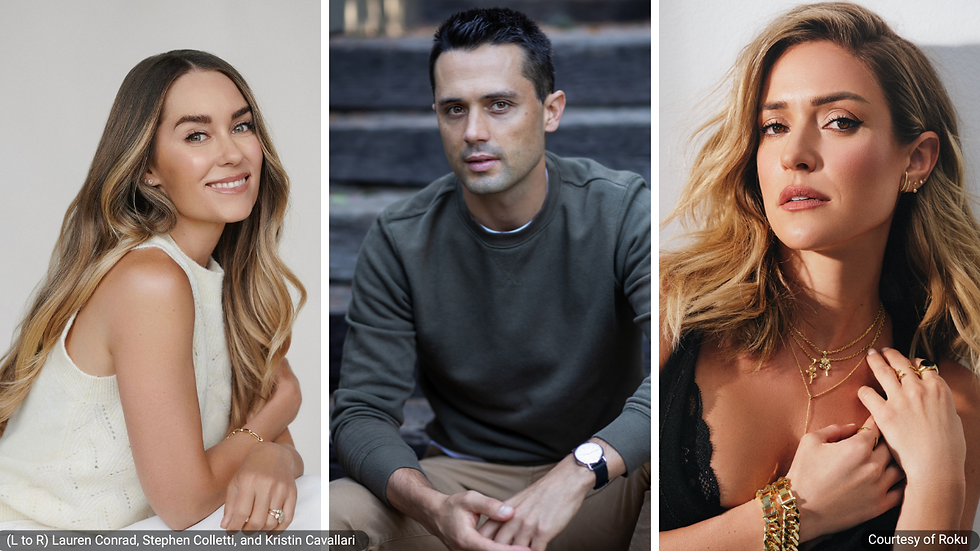 Lauren Conrad, Stephen Colletti, and Kristin Cavallari for Roku Presents The Laguna Beach Reunion: Photo Courtesy of Roku