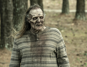 Image of Executive Producer Greg Nicotero in The Walking Dead Season 11 Episode 24 as a Zombie