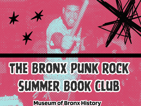 Uptown Rumble: Heavy Music in The Bronx exhibit-Punk Rock Summer Book Club: Image Courtesy of BCHS