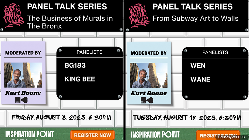 Bronx Mural Talks at Inspiration Point: Images Courtesy of Bronx County Historical Society-2025