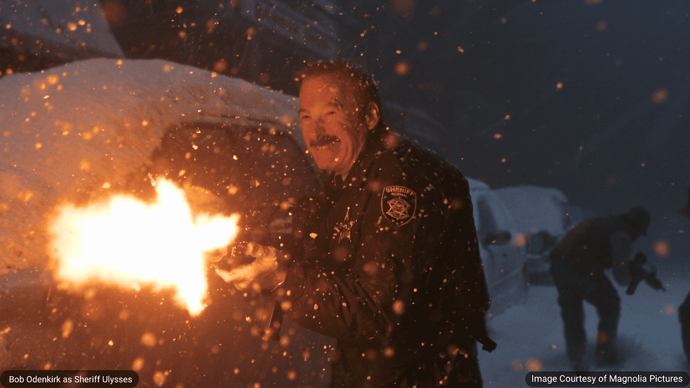 Bob Odenkirk as Sheriff Ulysses in Normal from Magnolia Pictures: Image Courtesy of Magnolia Pictures