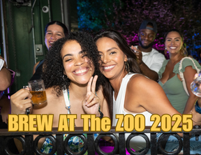 Image of guests enjoying Brew at the Zoo at the Bronx Zoo. (Credit © WCS)