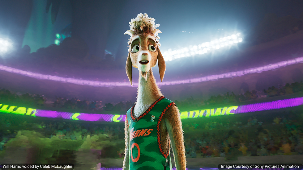 Image of Will Harris voiced by Caleb McLaughlin in Sony Pictures Animation Film GOAT: Image Courtesy of Sony Pictures Animation