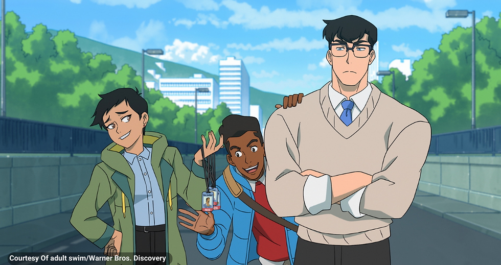 Image of Lois Lane, Jimmy Olsen, and Clark Kent in My Adventures with Superman: A Fresh Take on the Iconic Man of Steel: Review