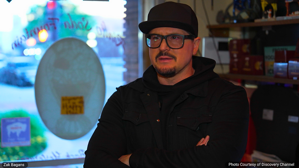 Zak Bagans gathers insight on Casper Mountain during the Ghost Adventures season premiere: Photo Courtesy of the Discovery Channel