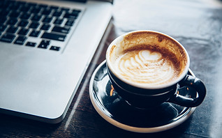 Laptop & Coffee