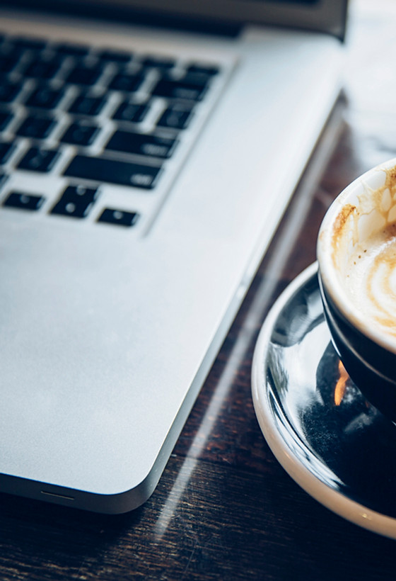Laptop & Coffee