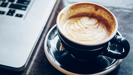 Laptop & Coffee