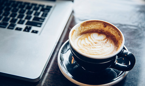 Laptop & Coffee