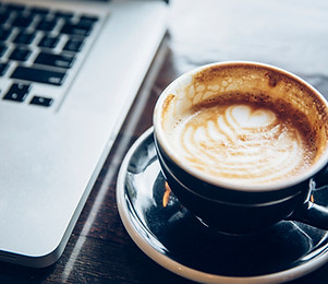 Laptop & Coffee