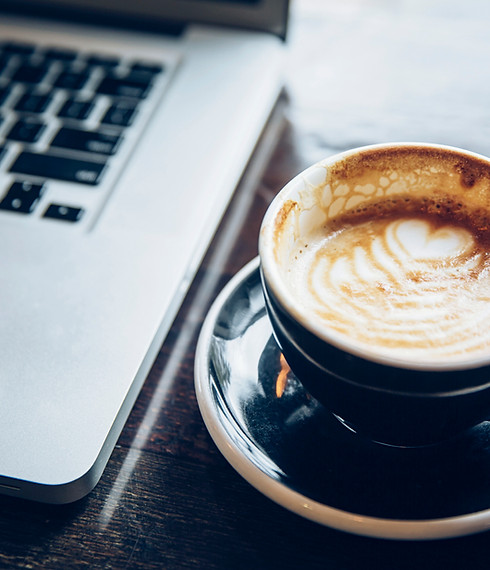 Laptop & Coffee
