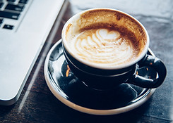 Laptop & Coffee