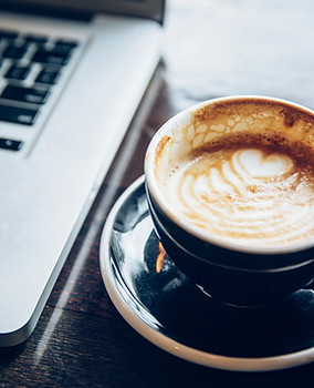 Laptop & Coffee