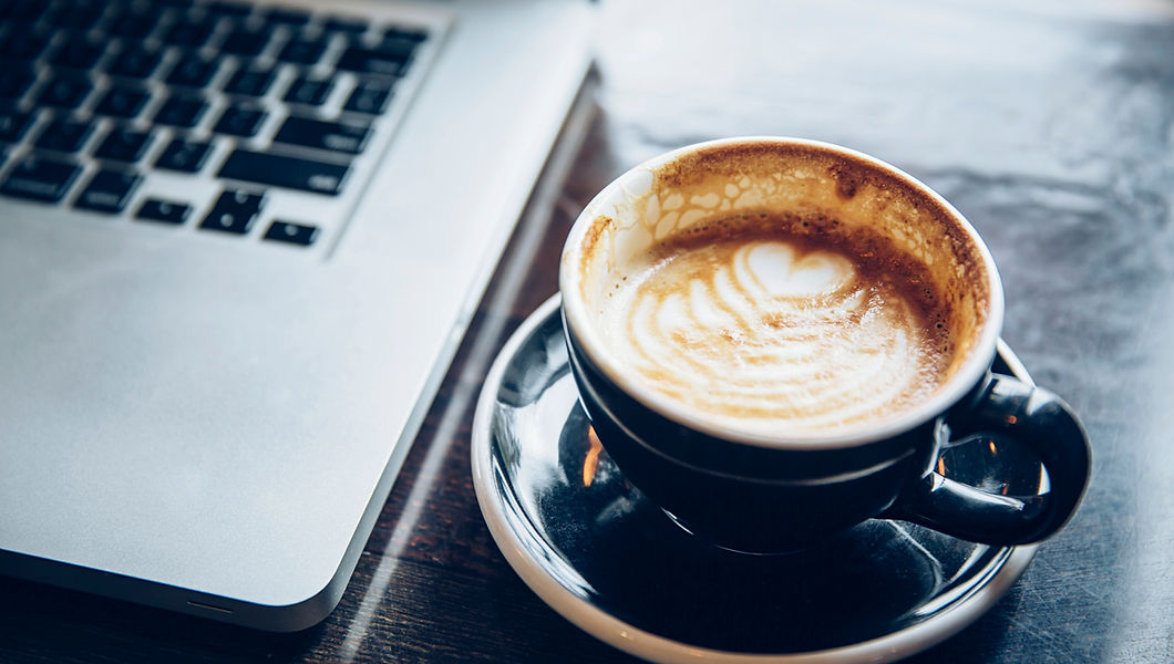 Laptop & Coffee