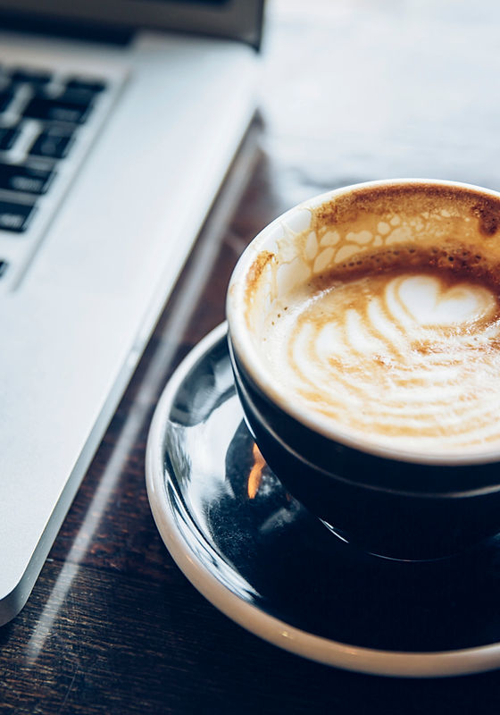 Laptop & Coffee