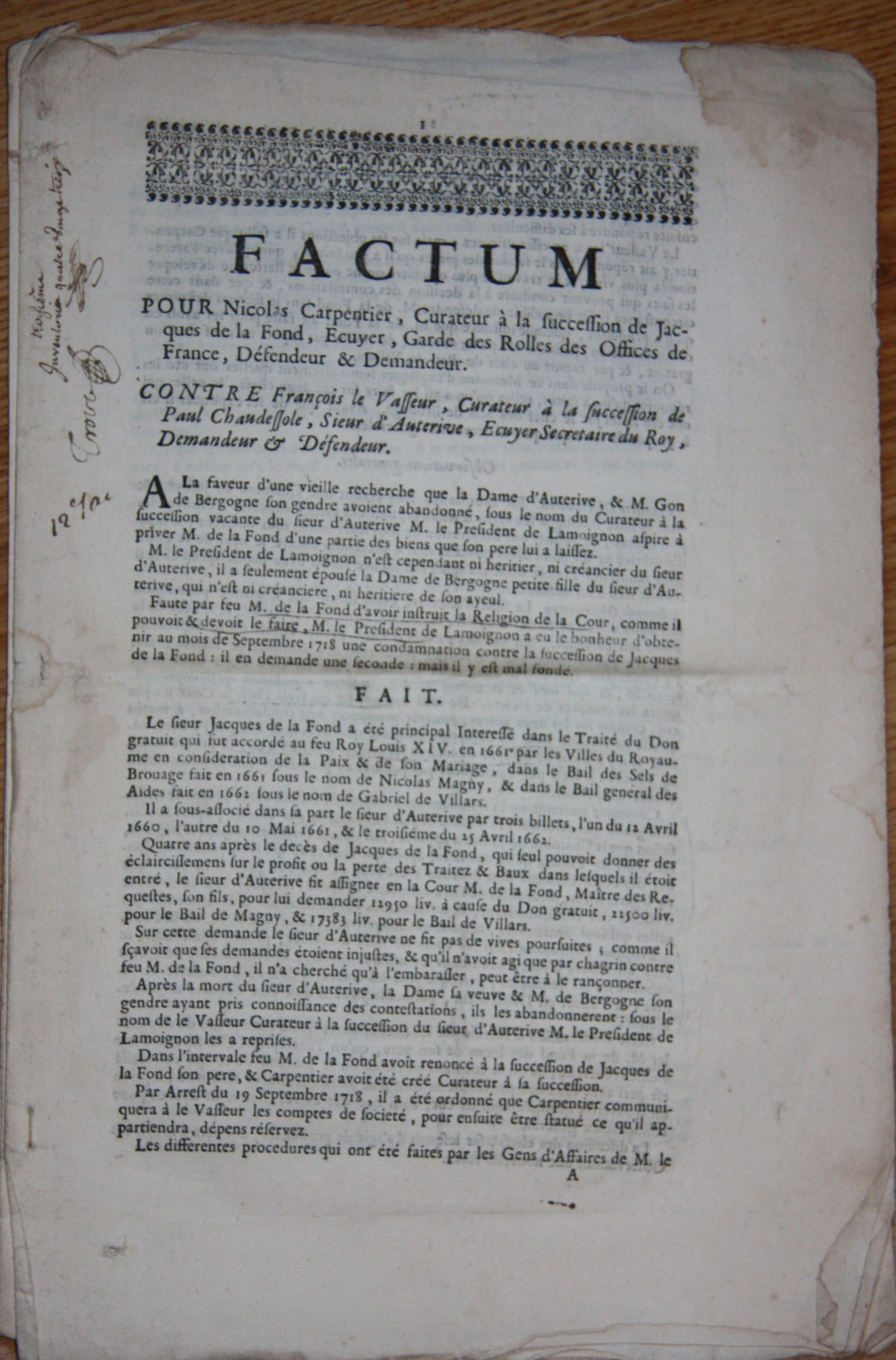 Factum