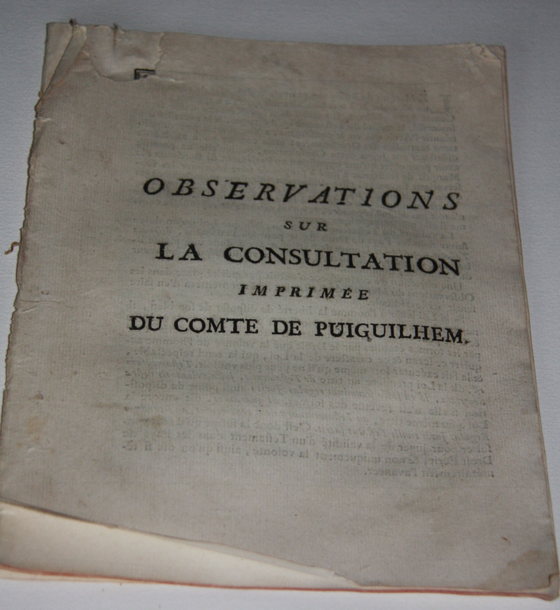 Pour Rastignac , à Bordeaux 1756