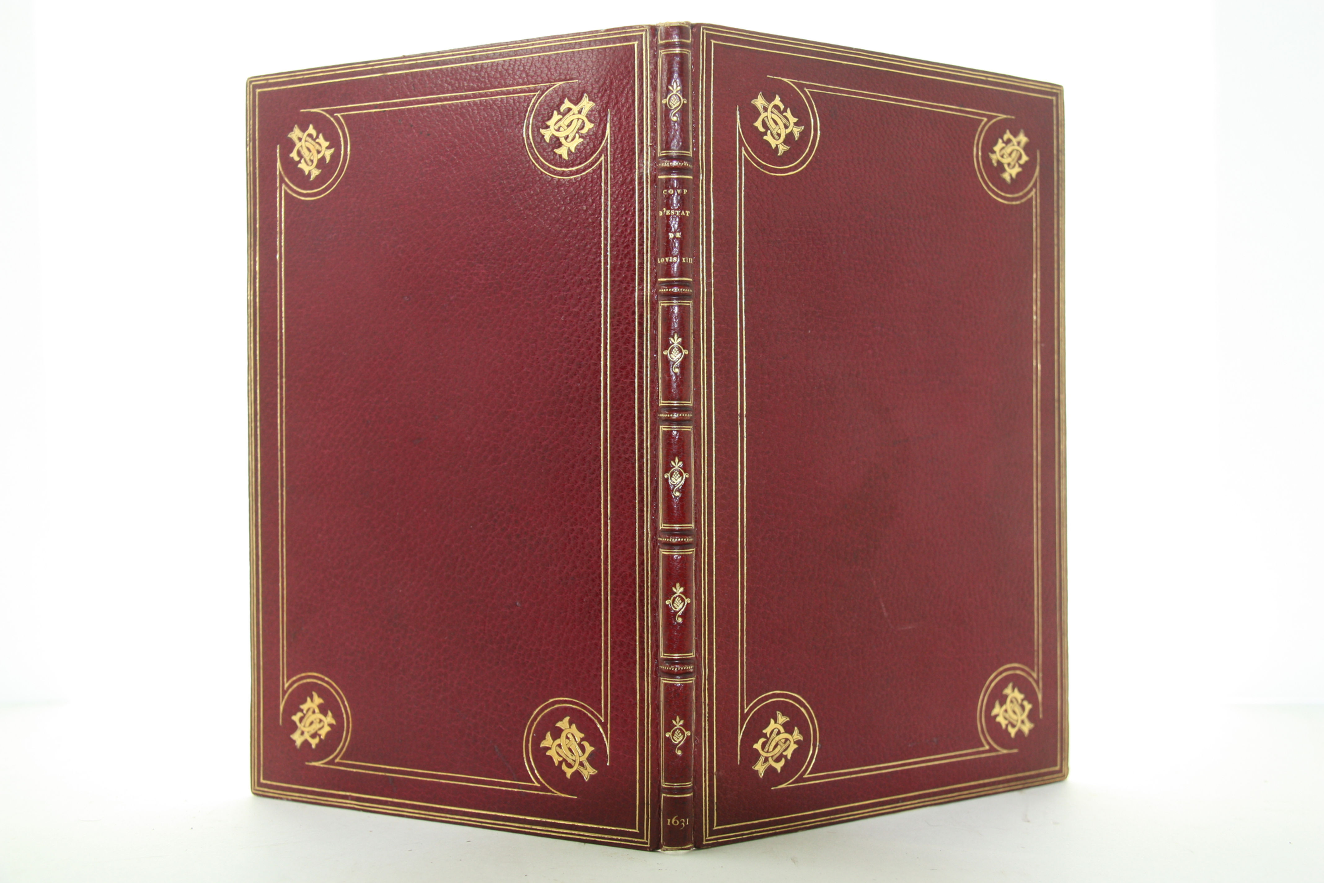 Magnifique reliure signée Châtelin, le Coup d'Etat de Louis XIII par J. Sirmon