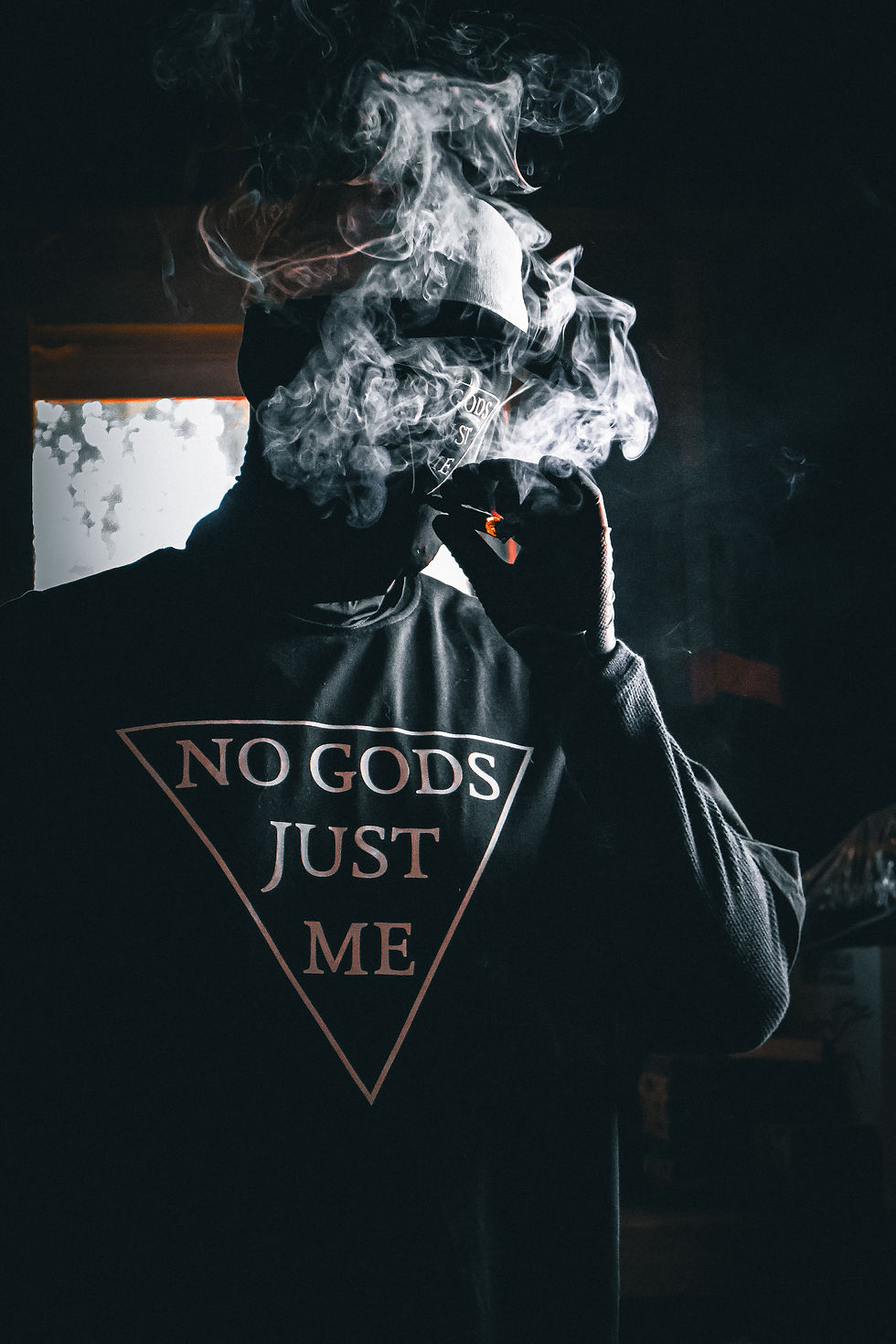 Thumbnail: NGJM WHITE ON BLACK TSHIRT