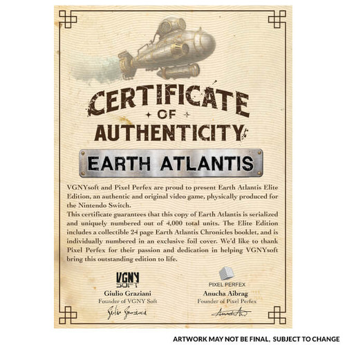 Earth Atlantis - Elite Edition [Nintendo Switch] | VGNYsoft Games