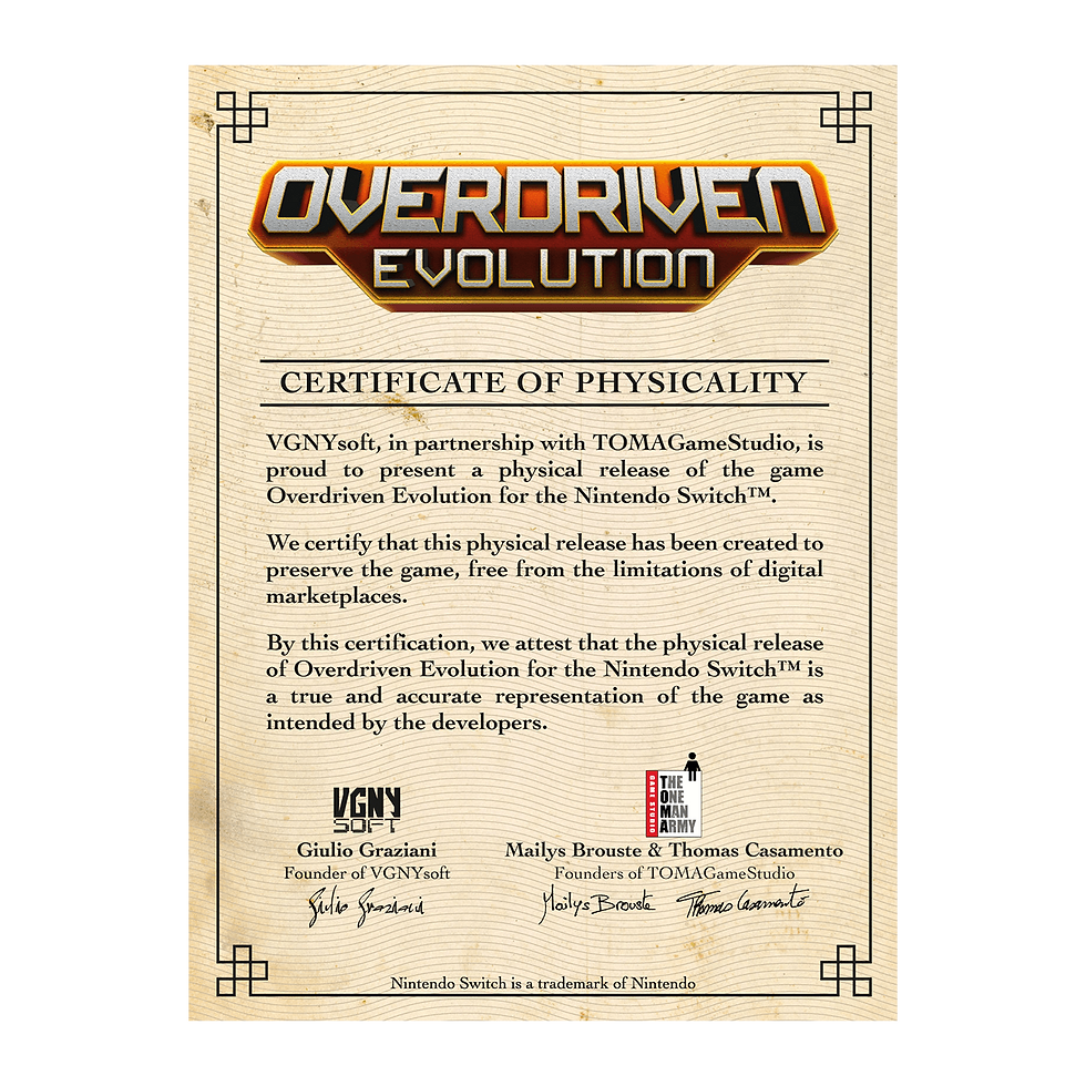 Overdriven Evolution (Standard Edition) [Nintendo Switch