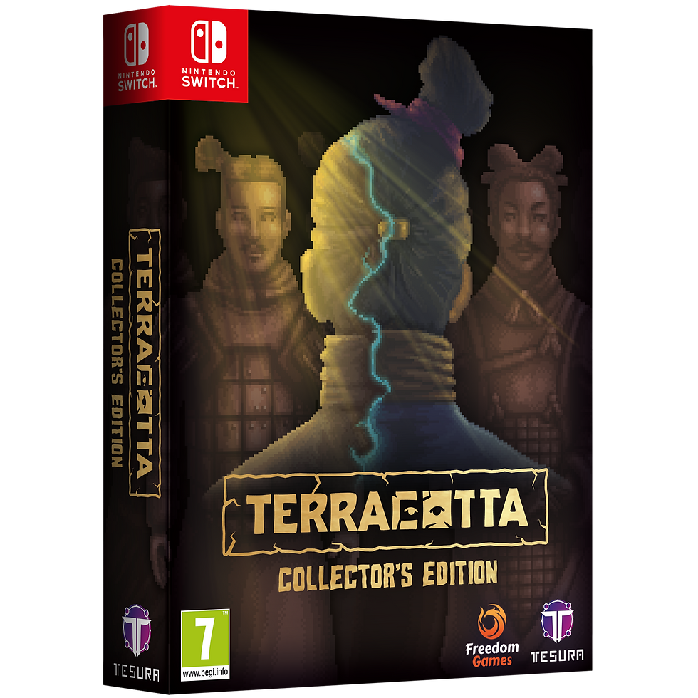 Terracotta NSW Collector's Edition Box. Brown with Back head and blue line