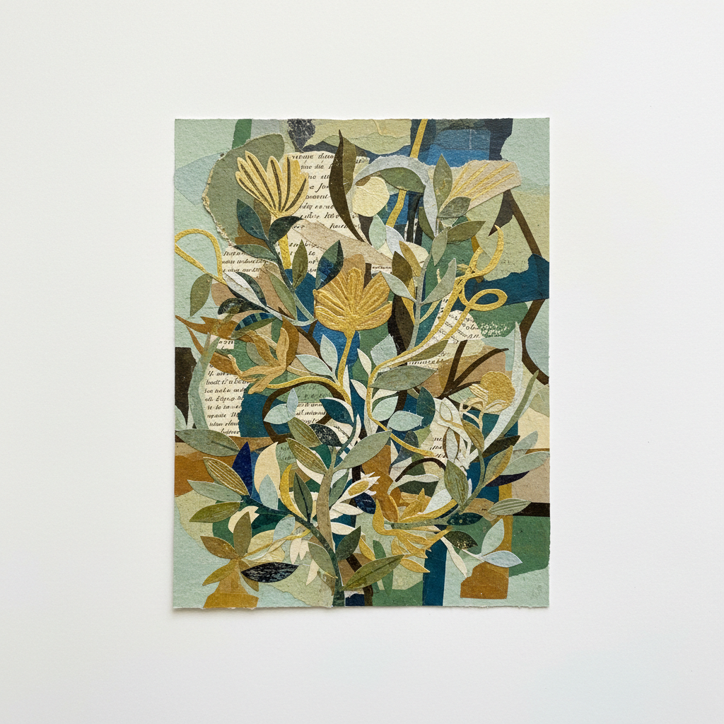 Textured Paper Collage