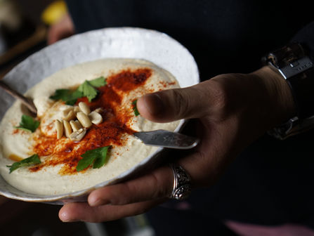 Cremiger libanesischer Hummus