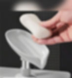 leaf-shaped soap dish