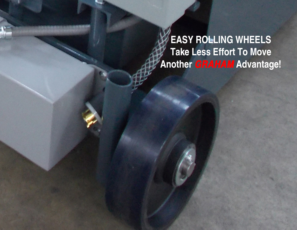 Reeling Machine H6T Easy Rolling Caster Axle storage tube