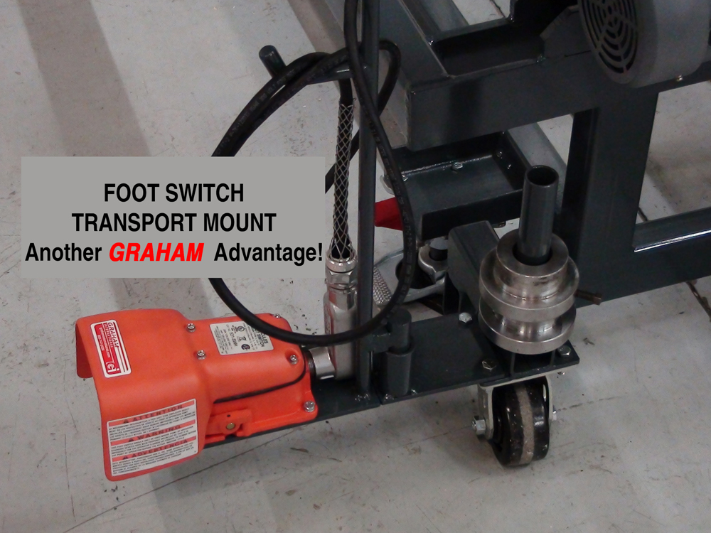 Reeling Machine H6T Foot Switch Transport Mount