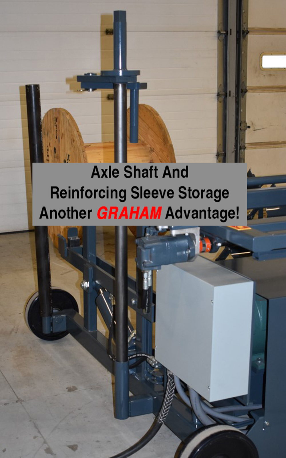 Reeling Machine H6T Axle-Shaft & Reinforcing Sleeve Storage