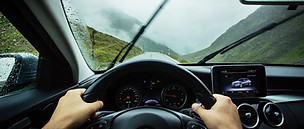 Car Dashboard View