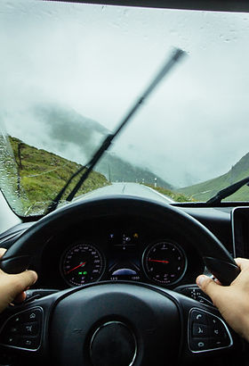 Visualização do painel do carro