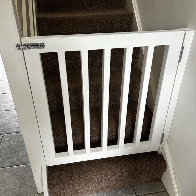 Thumbnail: Wooden Stair Gate Baby Gate