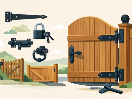 Choosing Gate Ironmongery for Wooden Gates