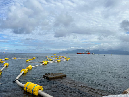 Une conduite flottante de 330 mètres pour ravitailler le terminal gazier de Hitia'a