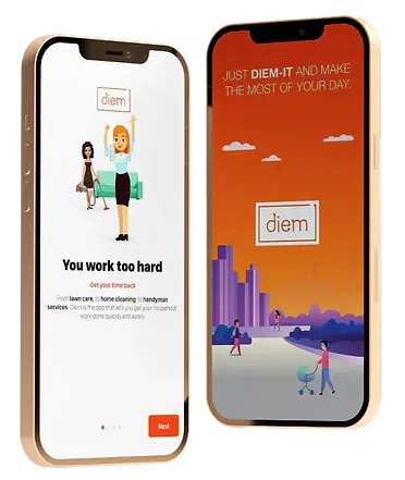 Phone Screens Showcasing Digital Marketing Work