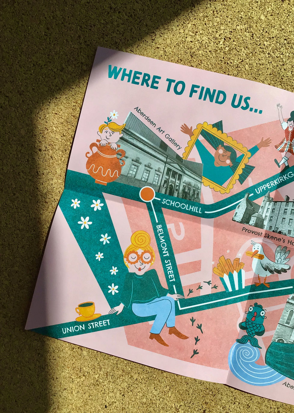 Explorer Trail Illustrated Map - Sima in Stripes - Simona Hodonova
