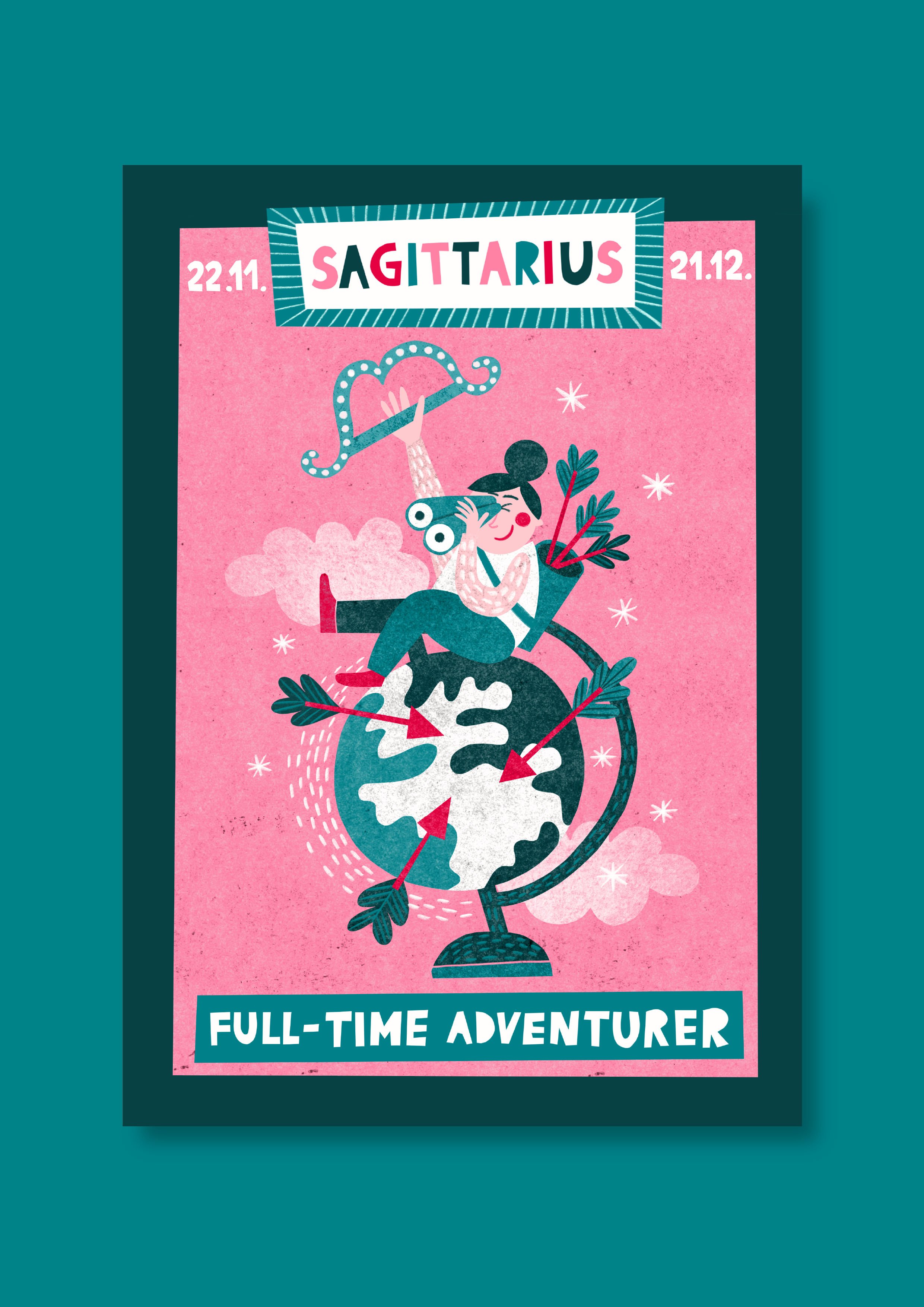 Sagittarius print