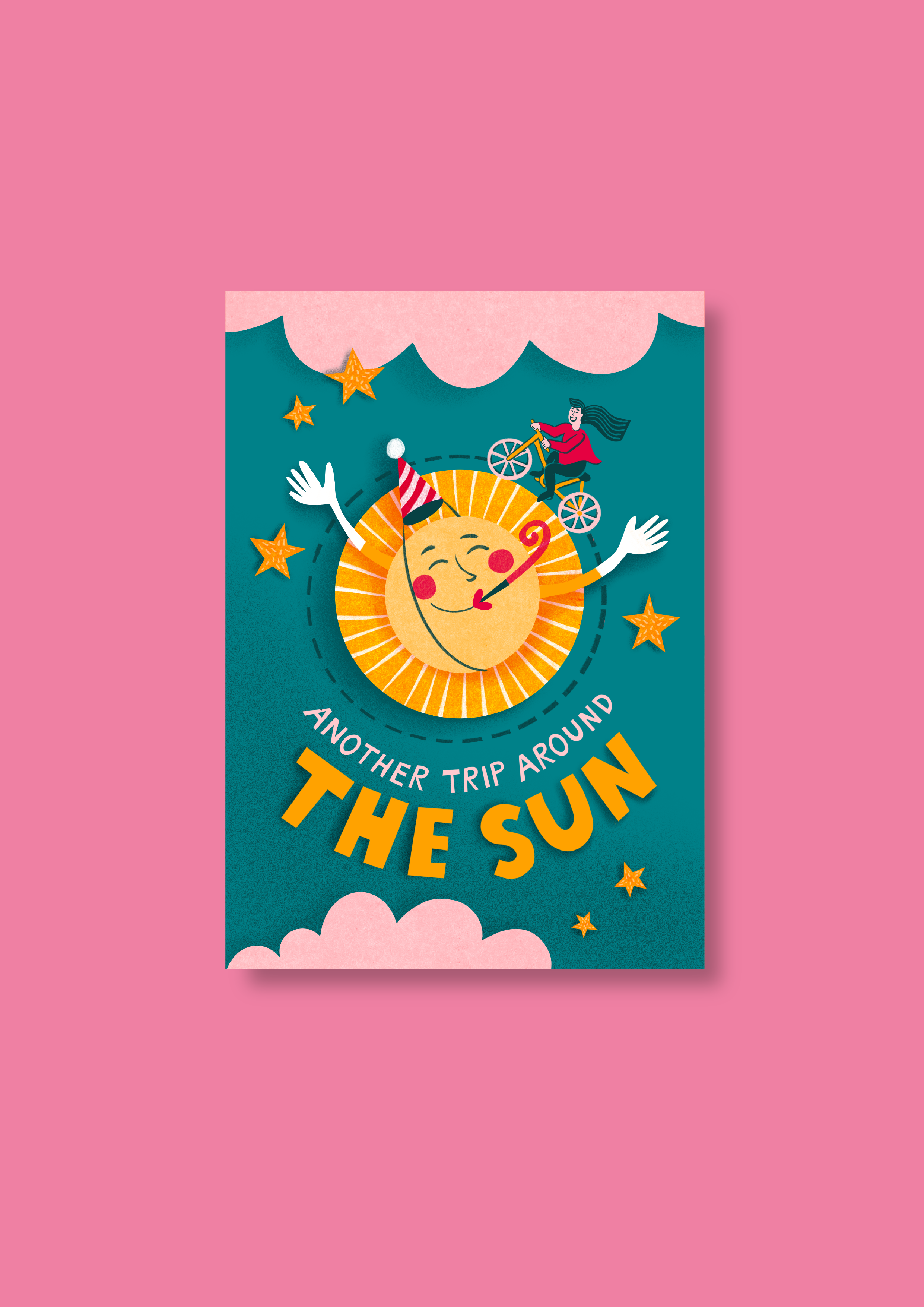 Birthday card - Trip around the sun
