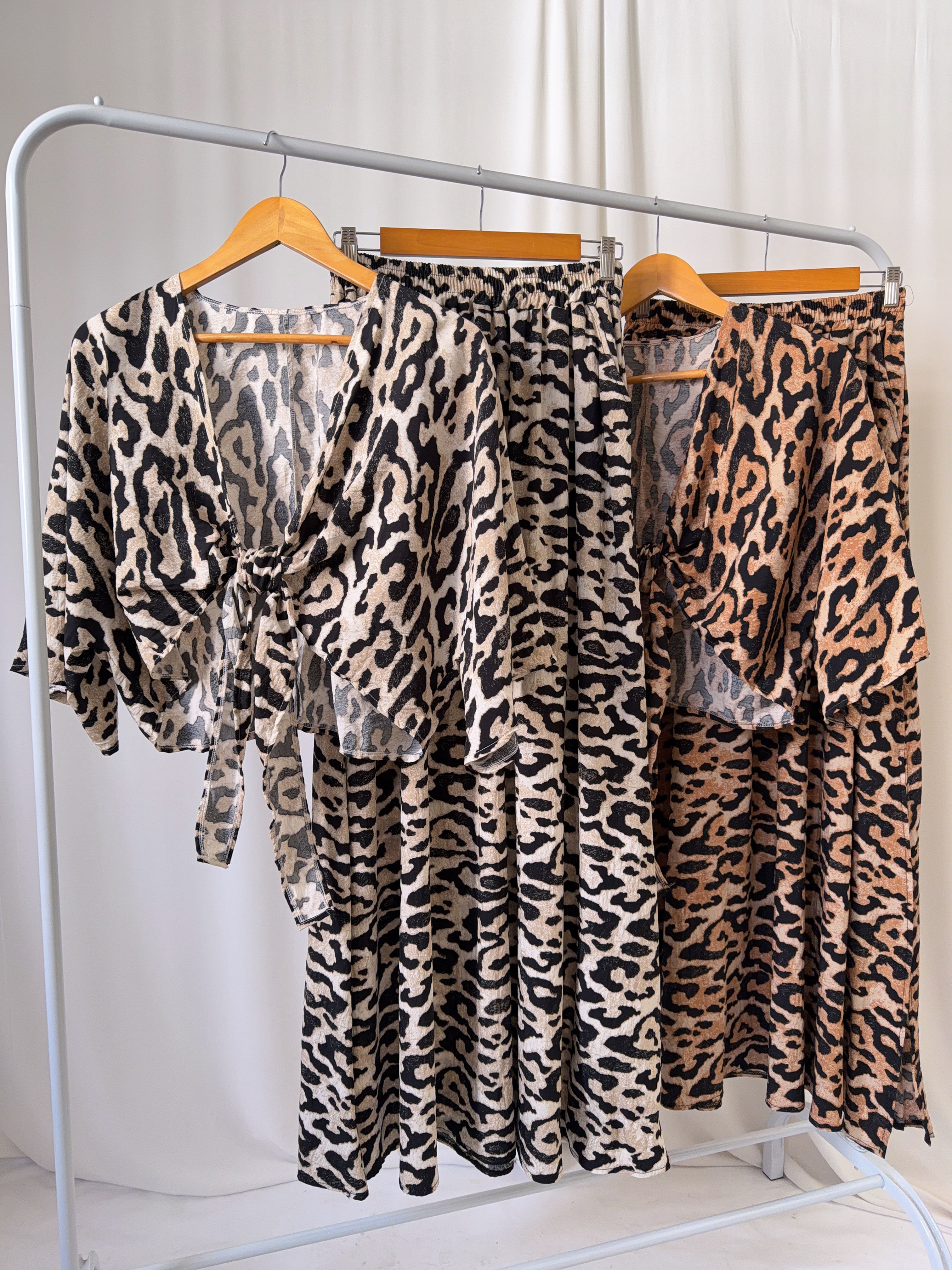 SET Top lazo & Maxifalda ARRUGADITO PRINT B