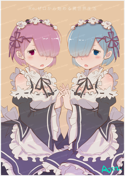 女性 二創 從零開始的異世界生活 雷姆 拉姆