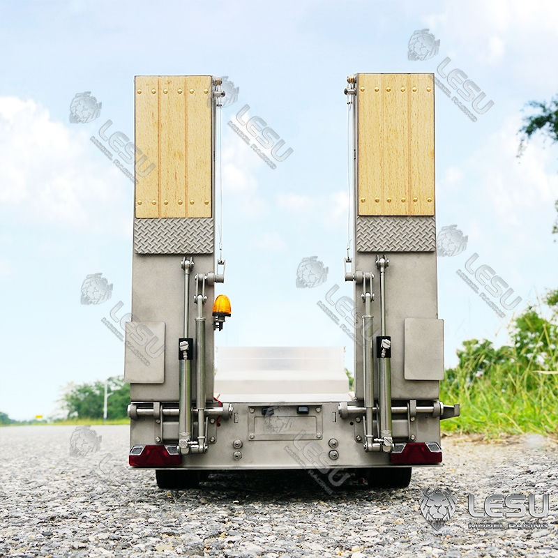 縮圖：1/14 Hydraulic lift tailgate engineering trailer
