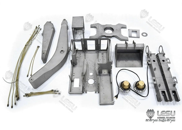 縮圖：RCLESU Mine Extra Large Heavy Excavator 1/14 C374F Crawler Hydraulic Hook