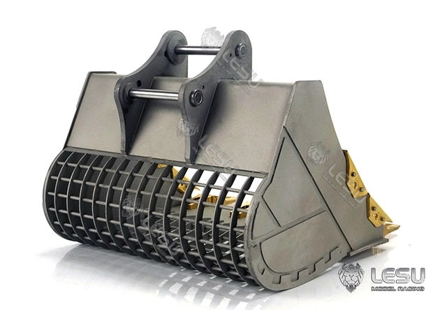 縮圖：1/14 excavator C374 grid bucket metal DIY excavator accessories