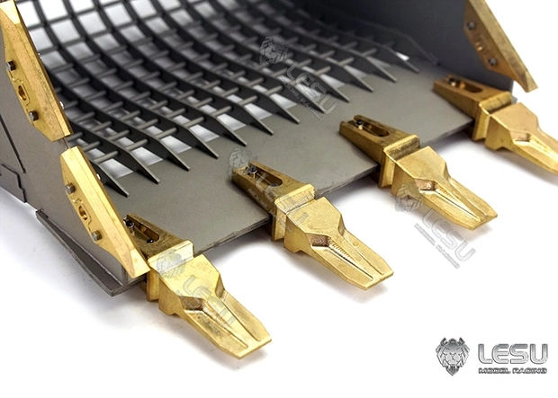 縮圖：1/14 excavator C374 grid bucket metal DIY excavator accessories