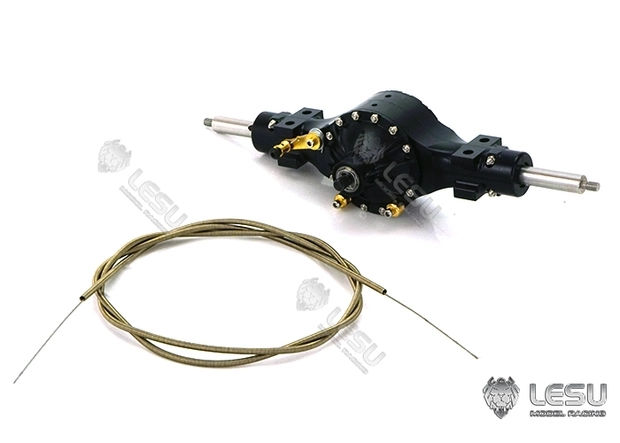 縮圖：1/16 truck tractor DIY German bruder axle upgrade 6X6 flange axle set differenti
